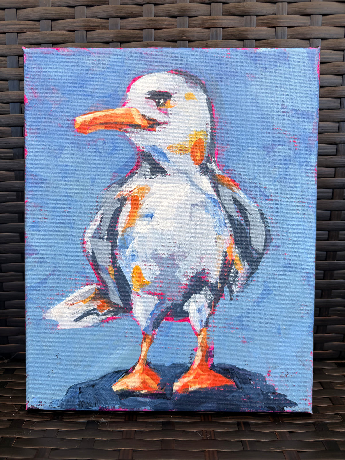 Seaside Summer - Seagull 8"x10"
