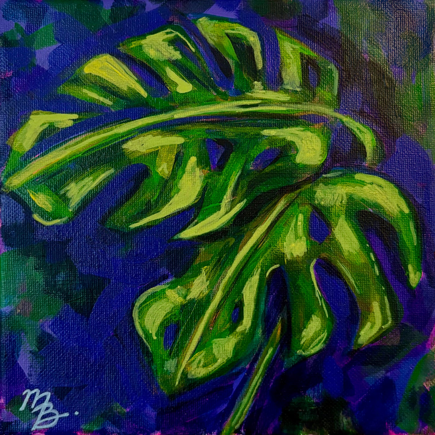 Small Works Floral - #107 (8x8)