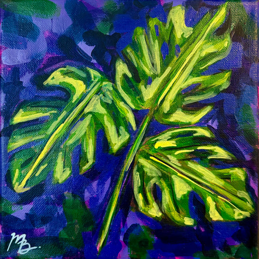 Small Works Floral - #111 (8x8)