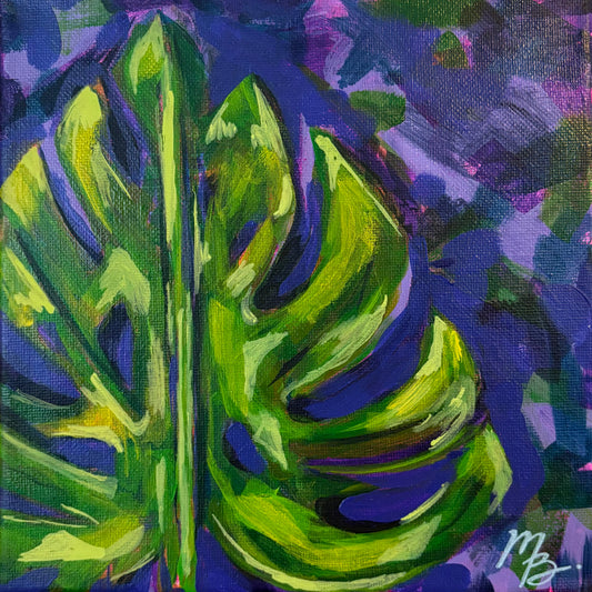 Small Works Floral - #109 (8x8)