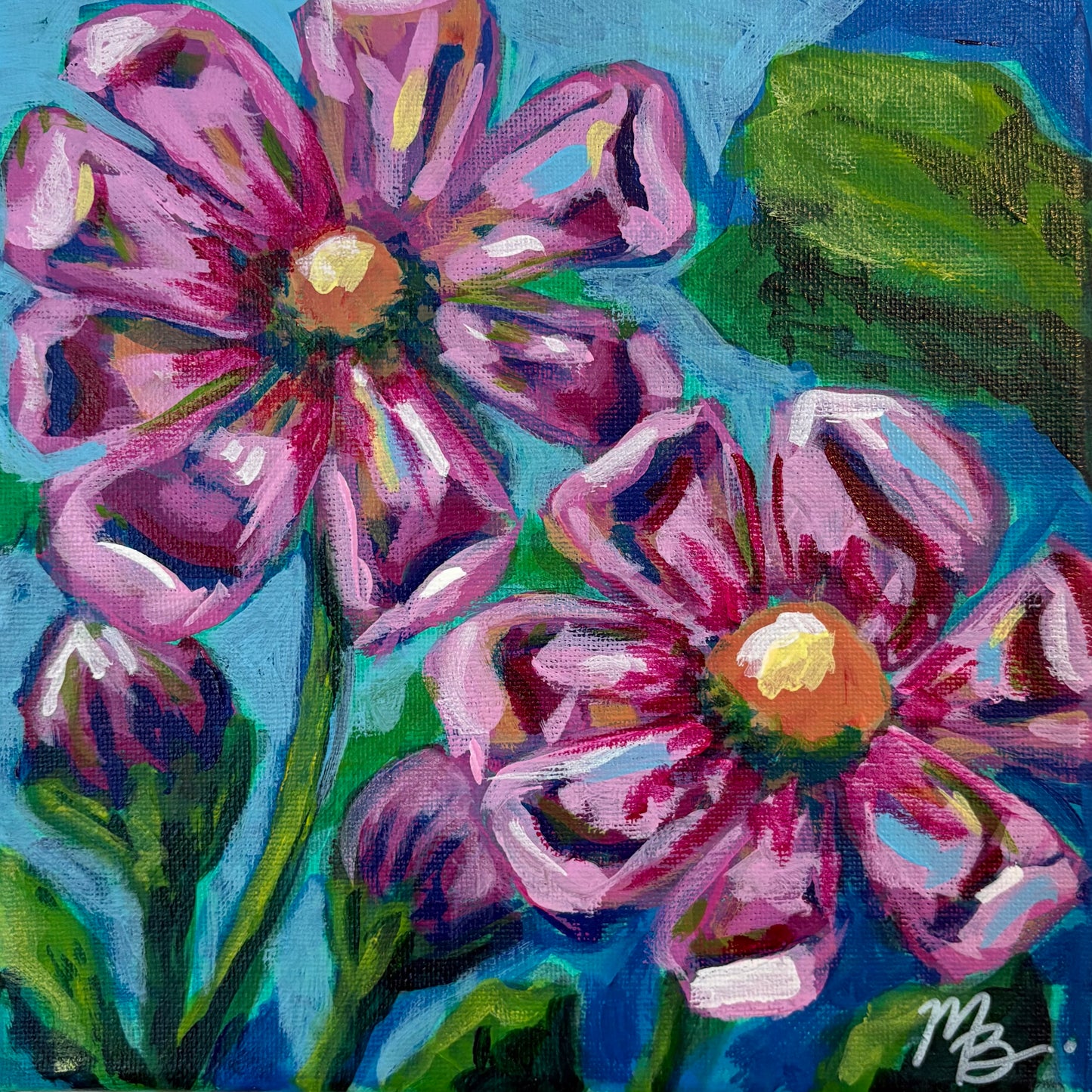 Small Works Floral - #108 (8x8)