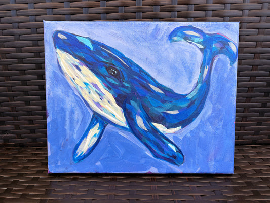 Seaside Summer - Whale (3) 10"x8