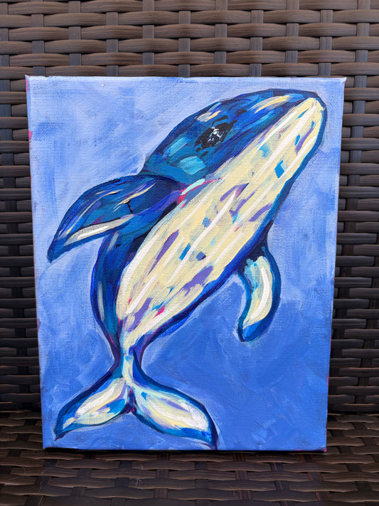 Seaside Summer - Whale (2) 8"x10"