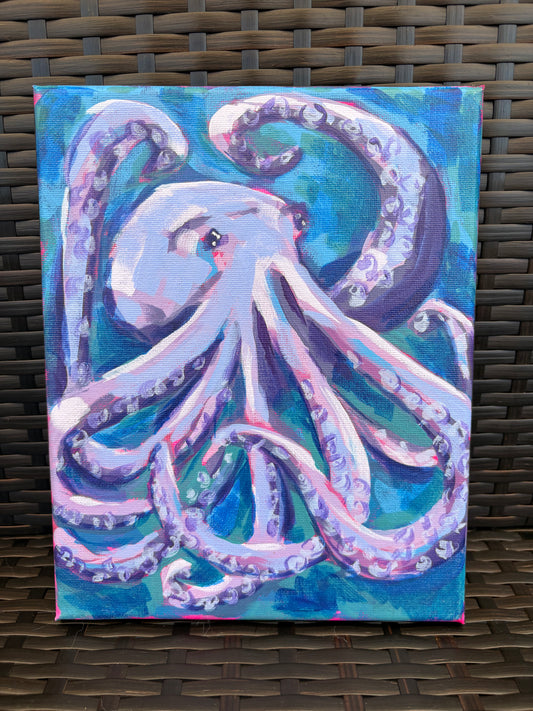 Seaside Summer - Octopus 8"x10"