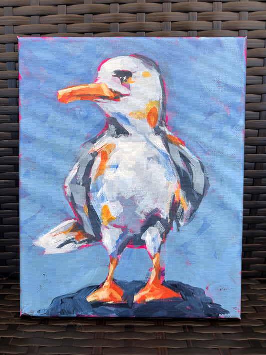 Seaside Summer - Seagull 8"x10"