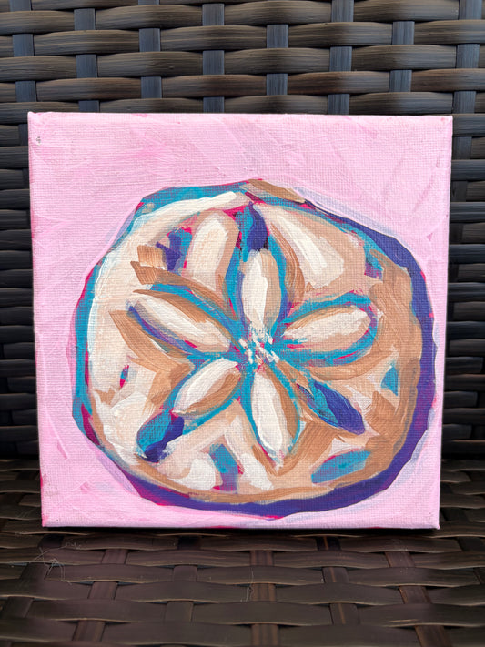 Seaside Summer Sand Dollar 6"x6"