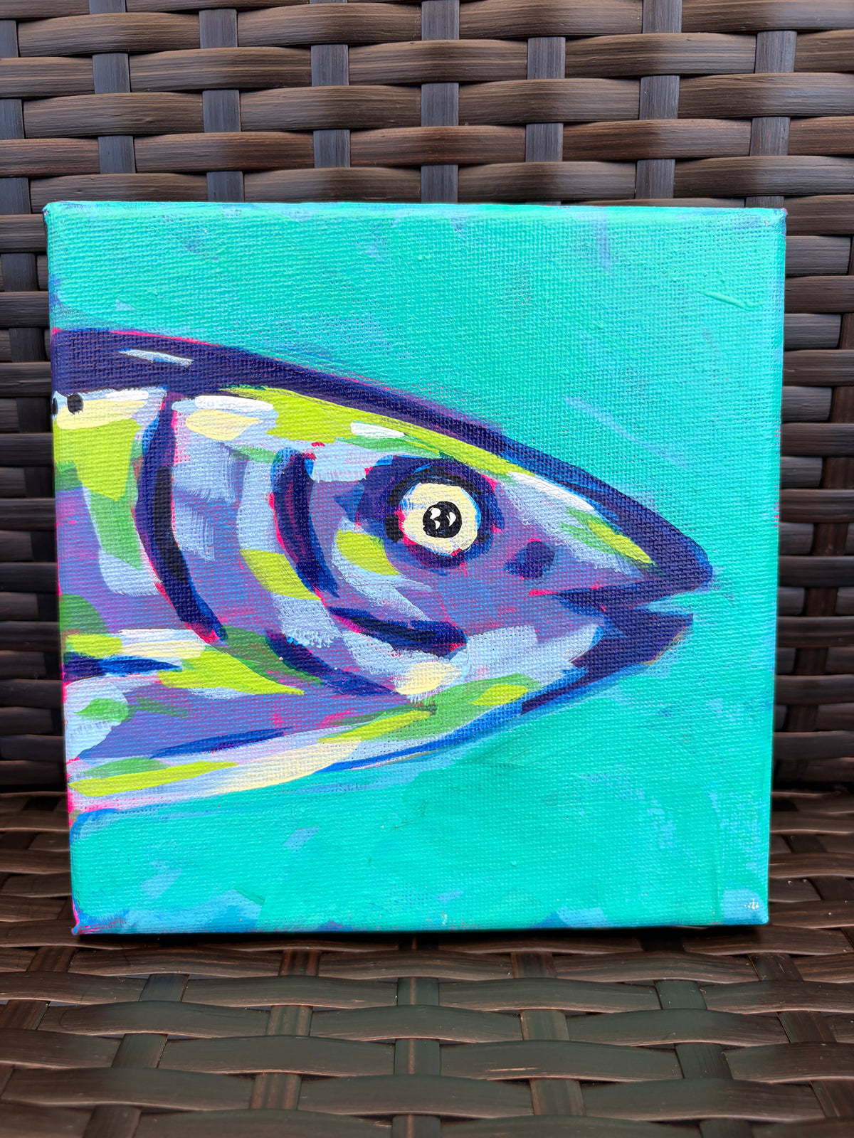 Seaside Summer - Sardine 6"x6"